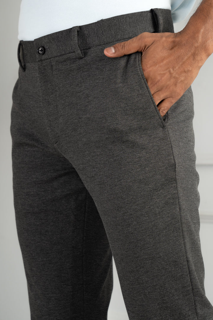 Buy C3 Charcoal Grey Coloured Classic Formal Trousers for Men. - F_2225_ at  Amazon.in